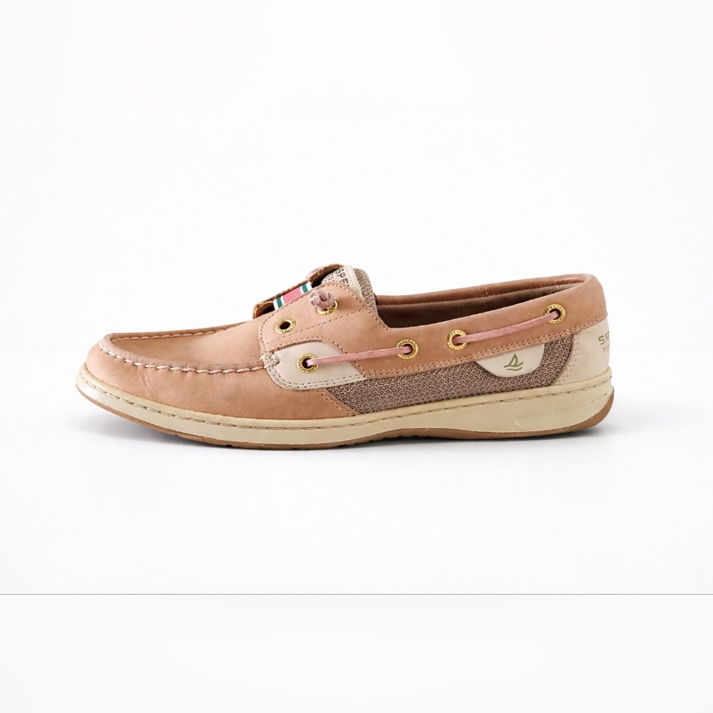 Sperry Women's Beige and Cream Boat Shoes